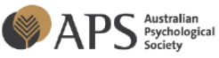 Blue and olive logo with text APS Australian Psychological Society